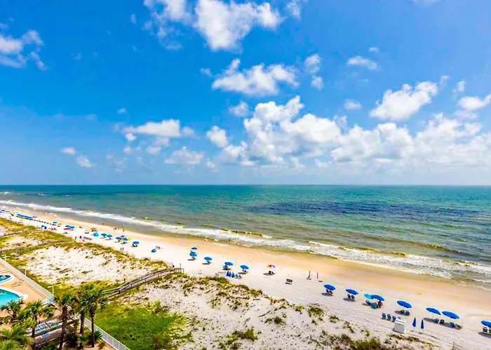 Gulf-front With Ac Balcony & Pool Gulf Shores